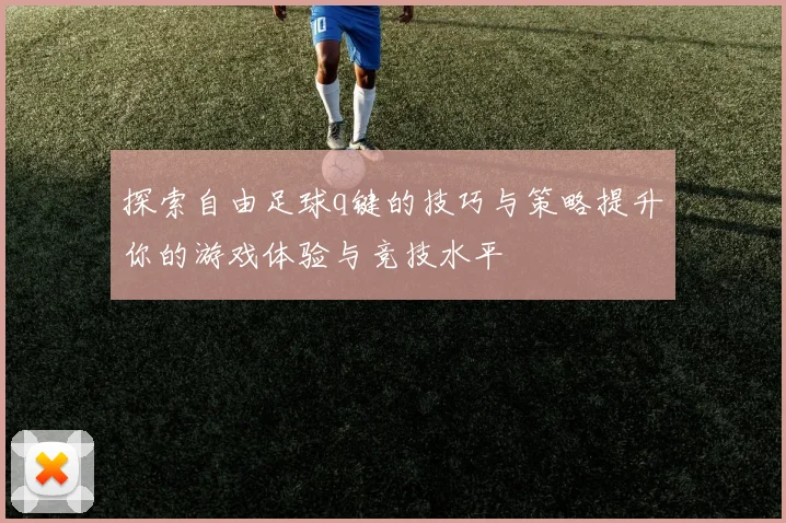 探索自由足球q键的技巧与策略提升你的游戏体验与竞技水平